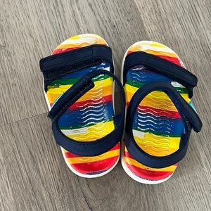 Native rainbow sandals